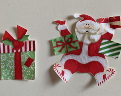 Patch Aplique Termocolante Noel Presentes #5 ( 2 Unidades )