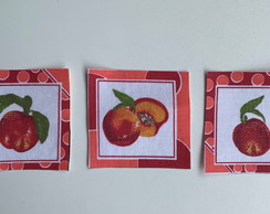 3 Patch Aplique Termocolante Pessegos #8