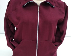 casaco moletom feminino plus size