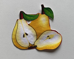 2 Patch Aplique Termocolante 3 Peras ( 2 Unidades )