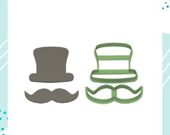 Cortador Chapéu com Bigode - 8,5cm