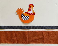 2 Kits Barra Patch Aplique para Pano de Prato Galinha #24