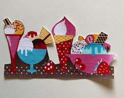 1 Patch Aplique Termocolante Sorvetes #5