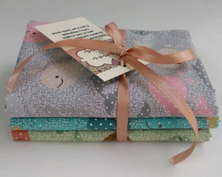 Kit Tricoline patchwork Baleias