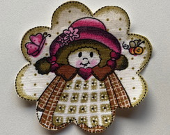 2 Patch Aplique Termocolante Boneca #9 ( 2 Unidades )