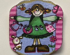 2 Patch Aplique Termocolante Boneca #11 ( 2 Unidades )