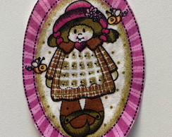 2 Patch Aplique Termocolante Boneca #16 ( 2 Unidades )