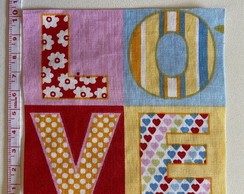 3 Patch Aplique Termocolante Love ( 3 Unidades )
