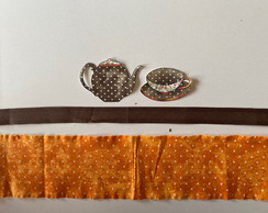2 Kits Barra + Patch Aplique para 2 Panos de Prato #5