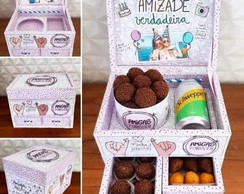 Arquivo de Corte Caixa com Duas Gavetas