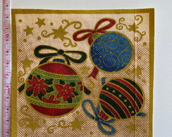 Patch Aplique Termocolante Bolas Natalinas ( 2 Unidades )