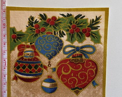 Patch Aplique Termocolante Bolas Natalinas #2 ( 2 Unidades )