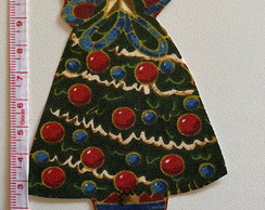 Patch Aplique Termocolante Arvore de Natal ( 2 Unidades )