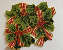 Patch aplique termocolante Flores com Laços ( 2 unidades )