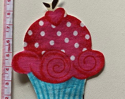 3 Patch Aplique Termocolante Cupcake #35 ( 3 Unidades )