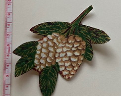 Patch Aplique Termocolante Pinha ( 3 Unidades )
