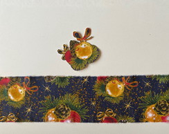 2 Kits Barra + Patch Aplique para Pano de Prato - Natal #31