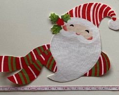 Patch Aplique Termocolante Papai Noel Medio #31 (2 Unidades)