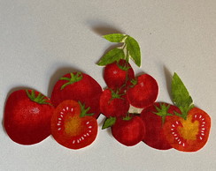 2 Patch Aplique Termocolante Tomate #1 ( 2 Unidades )