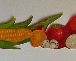 2 Patch Aplique Termocolante Legumes #5 ( 2 Unidades )