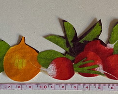 2 Patch Aplique Termocolante Legumes #6 ( 2 Unidades )