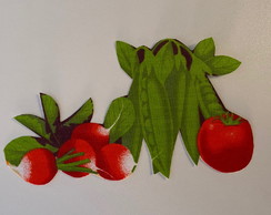 2 Patch Aplique Termocolante Legumes #7 ( 2 Unidades )