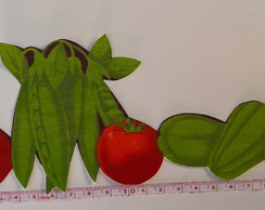 2 Patch Aplique Termocolante Legumes #8 ( 2 Unidades )