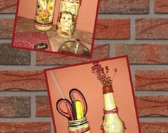 Garrafas decoradas (Ecodesign) - preço unitário