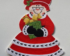 2 Patch Aplique Termocolante Mamãe Noel G #1