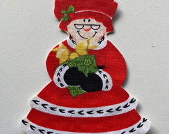 2 Patch Aplique Termocolante Mamãe Noel m #1