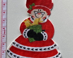 2 Patch Aplique Termocolante Mamãe Noel P #1