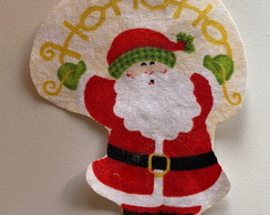 Patch Aplique Termocolante Papai Noel Hohoho P - 2 Unidades