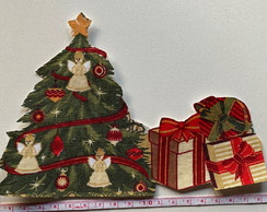 Patch Aplique Termocolante Arvoce Natal Presente 2 Unidades