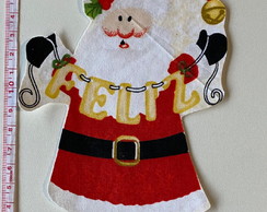 Patch Aplique Termocolante Papai Noel G #37 ( 2 Unidades )