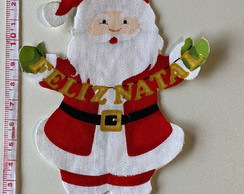 Patch Aplique Termocolante Papai Noel m #39 ( 2 Unidades )