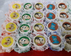 Bombom trufado personalizados Turma da Mônica
