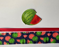 2 Kits Barra + Patch Aplique para Pano de Prato Melancia #3