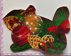 Patch Aplique Termocolante Bolas de Natal ( 2 Unidades )