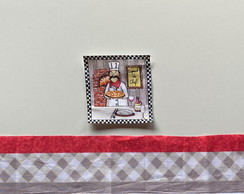 2 Kits Barra + Patch Aplique para Pano de Prato Chef Coz #4