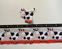 2 Kits Barra + Patch Aplique para Pano de Prato Vaquinha #8