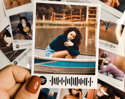 Foto Polaroid Com Spotify Code