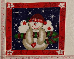 Patch Aplique Termocolante Boneco Neve #41 ( 2 Unidades )