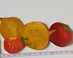 3 Patch Aplique Termocolante Cebolas e Tomates ( 2 Unidades)