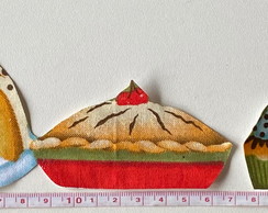 2 Patch Aplique Termocolante Bolo Torta e Cupcake