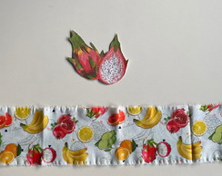 2 Kits Barra + Patch Aplique para Pano de Prato - Pitaya