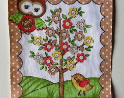 2 Patch Aplique Termocolante Corujas #14 ( 2 Unidades )