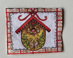 2 Patch Aplique Termocolante Casinha ( 2 Unidades )