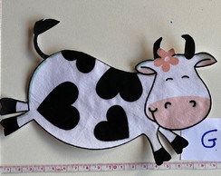 1 Patch Aplique Termocolante Vaca Grande #19