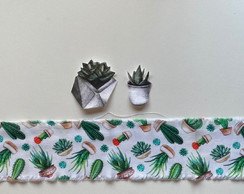 2 Kits Barra + Patch Aplique para Pano de Prato Cactos #4