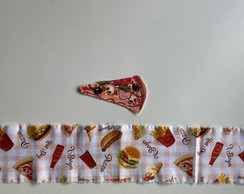 2 Kits Barra + Patch Aplique para Pano de Prato - Pizza #4